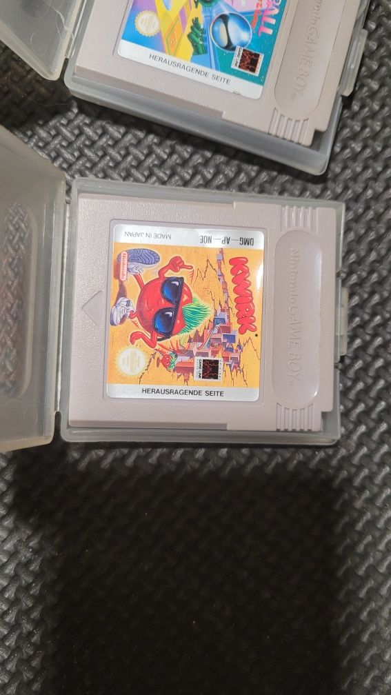 Gra Pinball Revenge Of The Gator Nintendo oraz Kwirk Game Boy