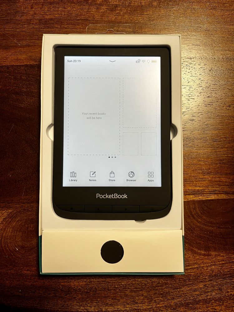 Nowy czarny PocketBook Touch Lux 5 ekran 6”