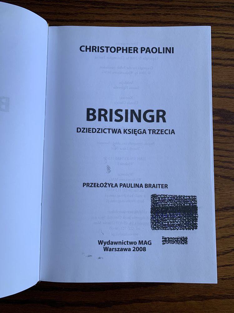 Brisingr - Christopher Paolini