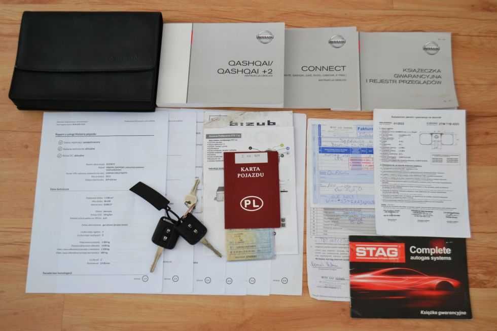 Nissan Qashqai Tekna 1.6 117KM+LPG*2013r* Salon PL*Skóra*Navi*Panorama