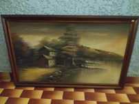 Quadro com Paisagem Rústica