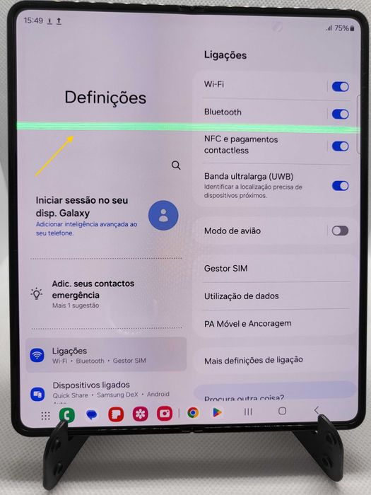Samsung Galaxy Z Fold 4 5G -12GB/256GB Phantom Black Desbloqueado A11