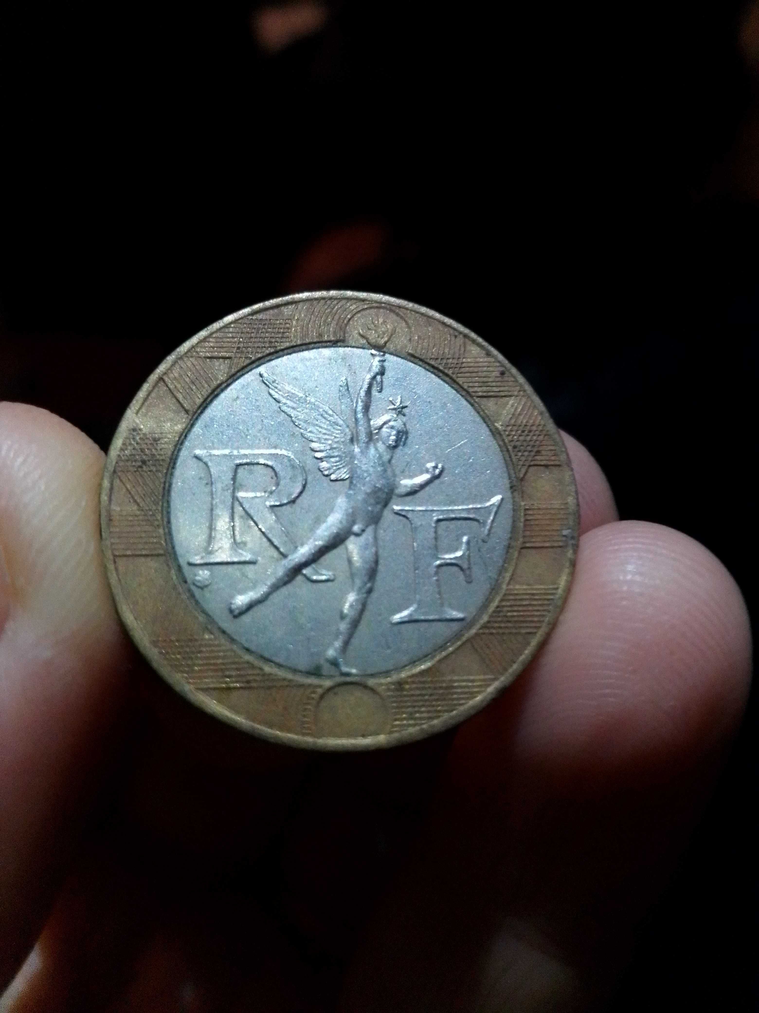 Moeda 10 francos de 1988