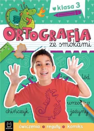 Ortografia ze smokami. Ćwiczenia, reguły, komiks - Bogusław Michalec,