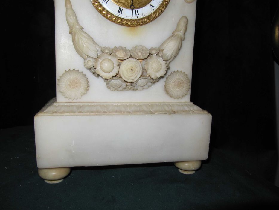 Dobra Cena-MARMUR-Empire zegar kominkowy ok 1830r