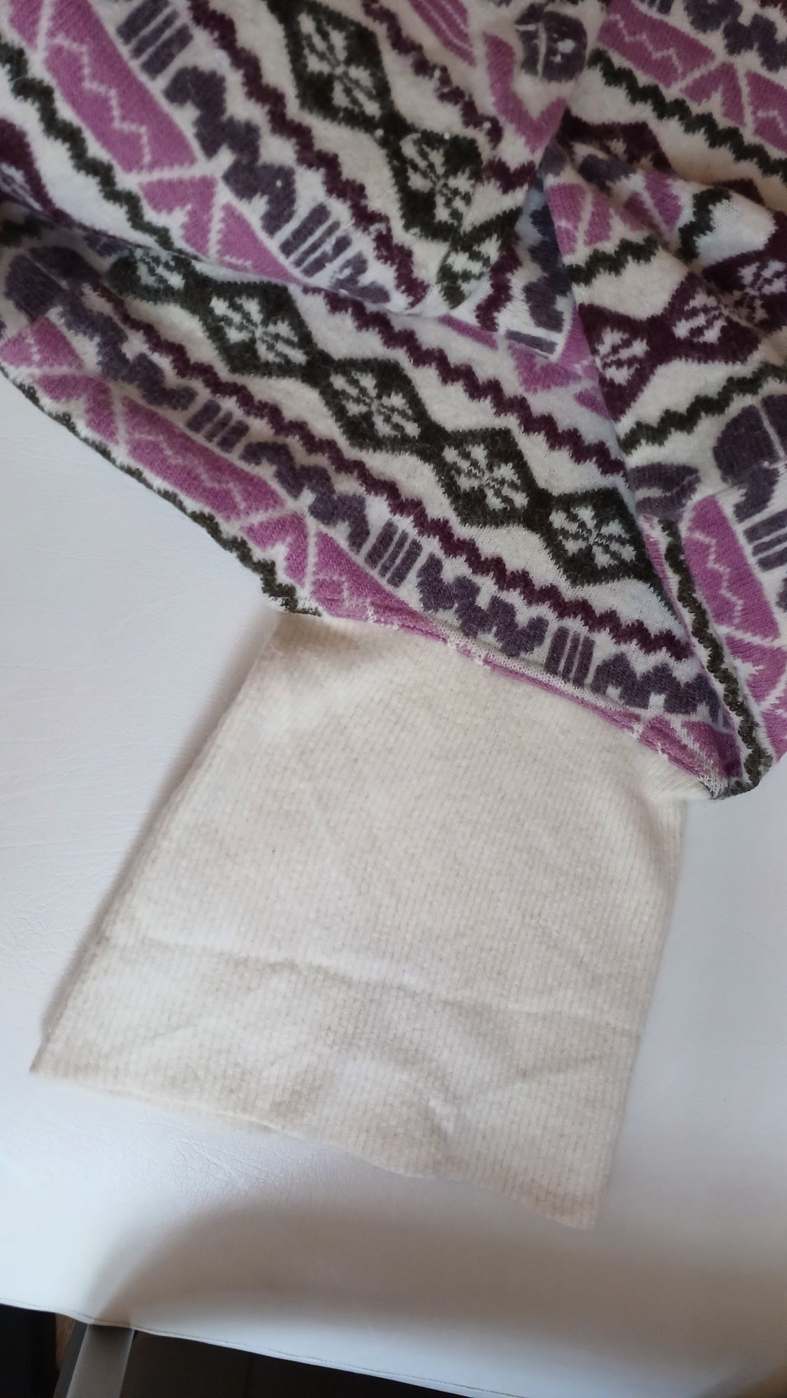 Sweter zimowy teply