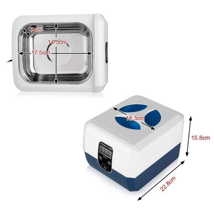 Ультразвукова мийка - стерилізатор VGT 1200 1300 мл 60 Вт Код: 69