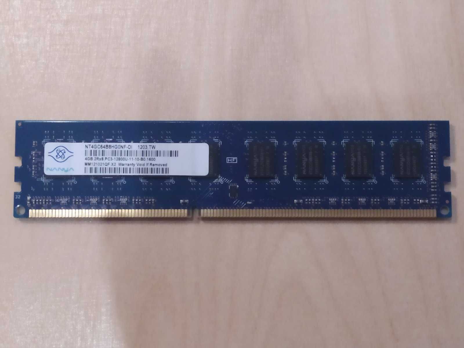 Nanya 4GB RAM (1x 4GB) DIMM  DDR3-1600MHz (PC3-12800)