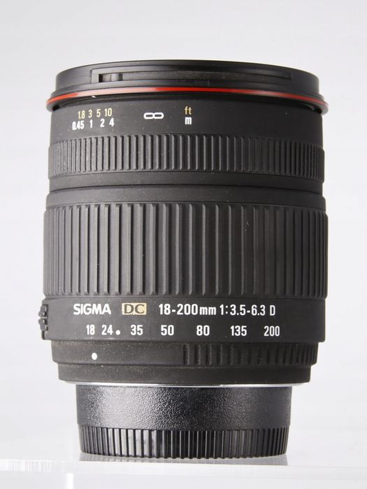 AF 18-200 3.5-6.3 Sigma Nikon F DX Gwarancja 23%VAT