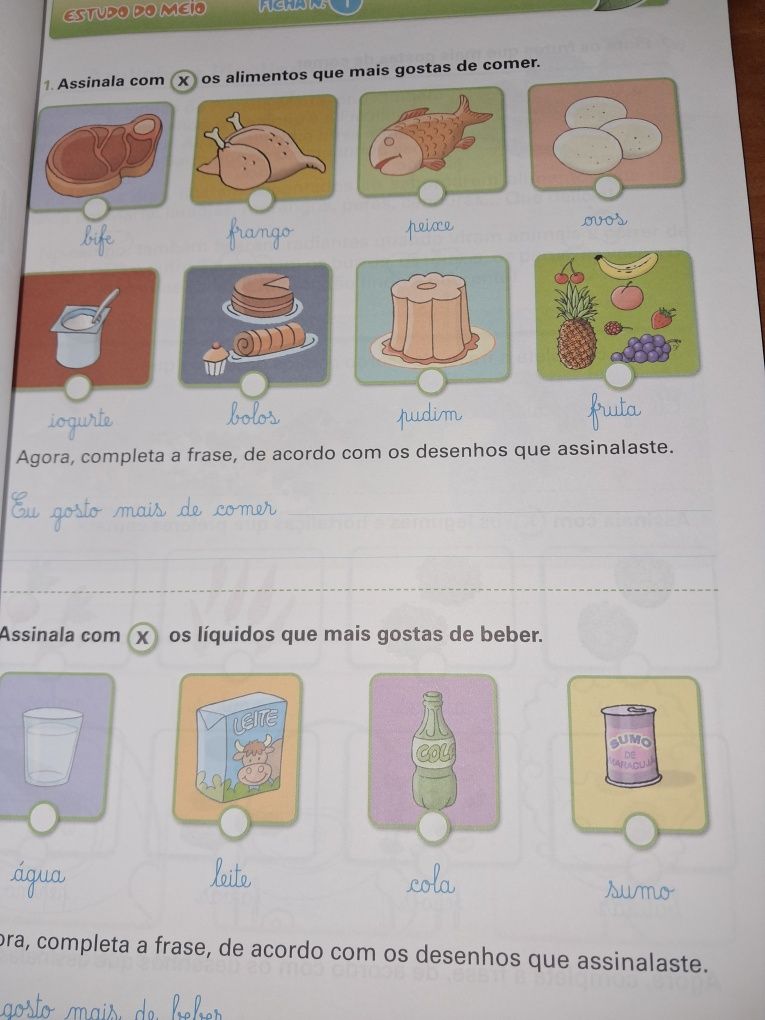 Livro de Férias do 1° para o 2° ano