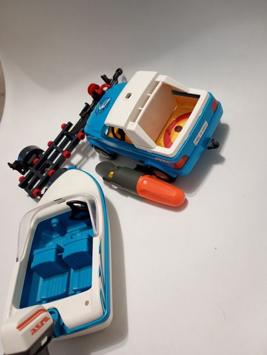 Playmobil  6864 autko przyczepa motorówka