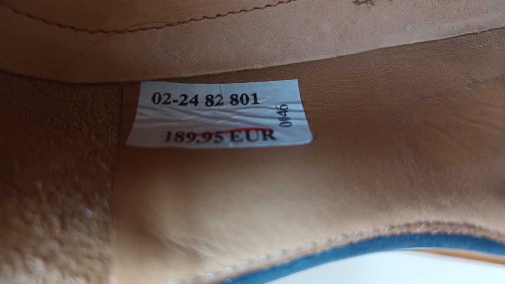 Włoskie półbuty skóra