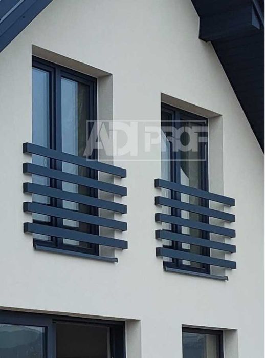Balkon Francuski, Balkony Francuskie, Balustrada Natynkowe Aluminium