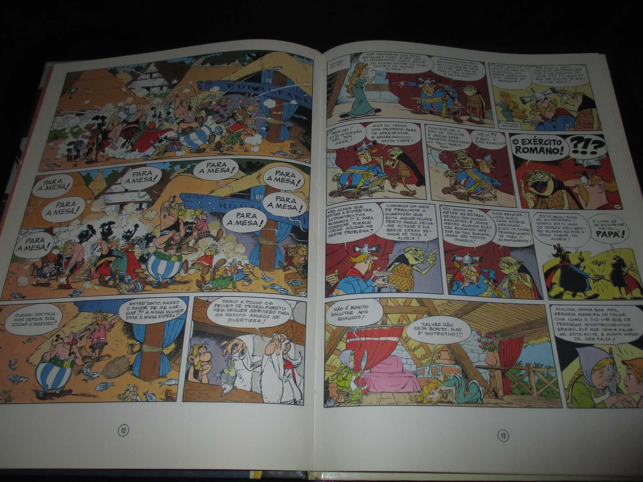 Livro Grande Fosso Astérix Difusão Verbo 1ª edição 1988 capa dura