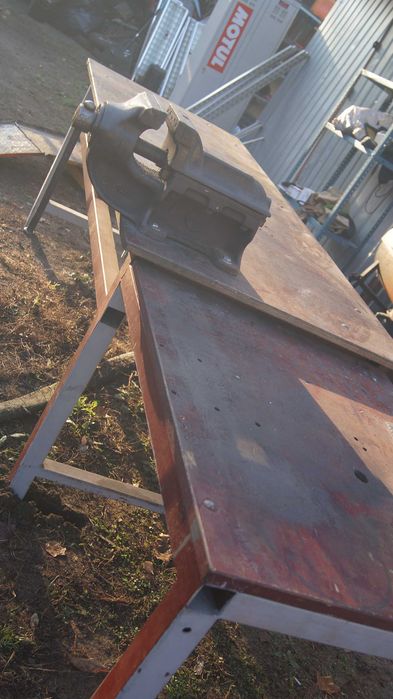 Falbanek stół warsztatowy proszkowo malowany 300X80X85cm solidny