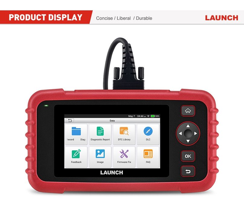 Launch CRP 129X V2 Máquina Diagnóstico Automóveis