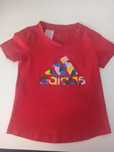 T-Shirt koszulka adidas lego 122 128 dziewczynka