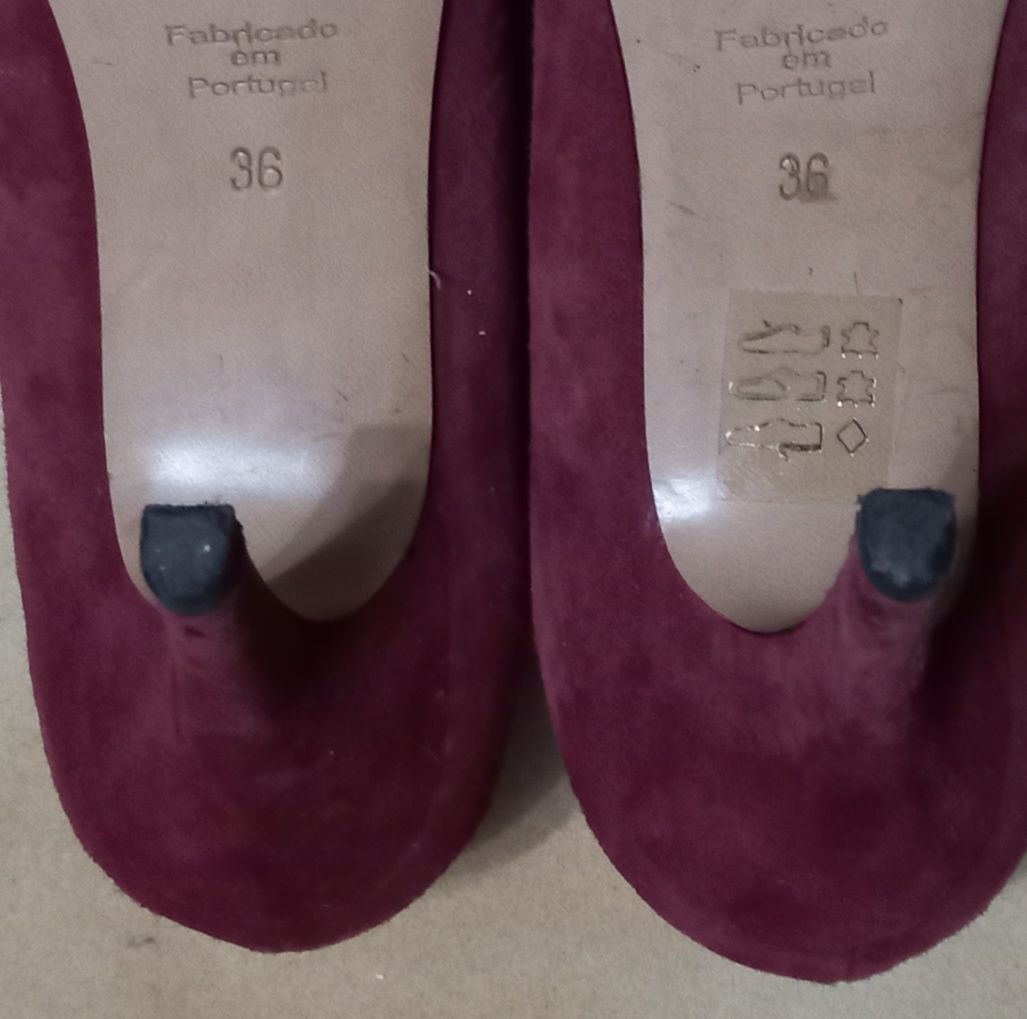 Sapatos de senhora praticamente novos
