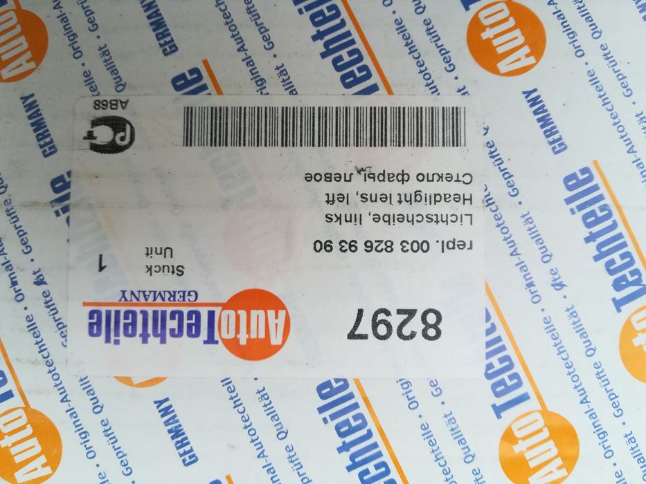 Скло фари ліве autotechteile 100 8297 Mercedes vito w638 96-03