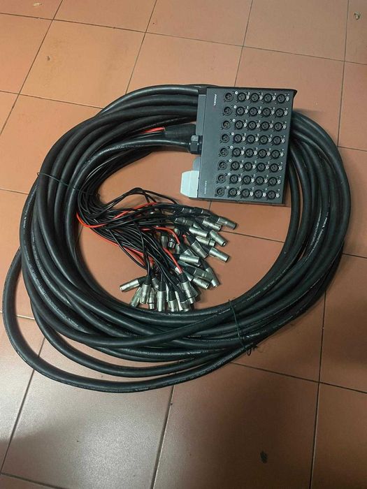 Multi-cabos xlr para palcos