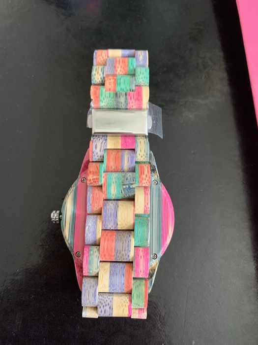 Zegarek z drewna unisex