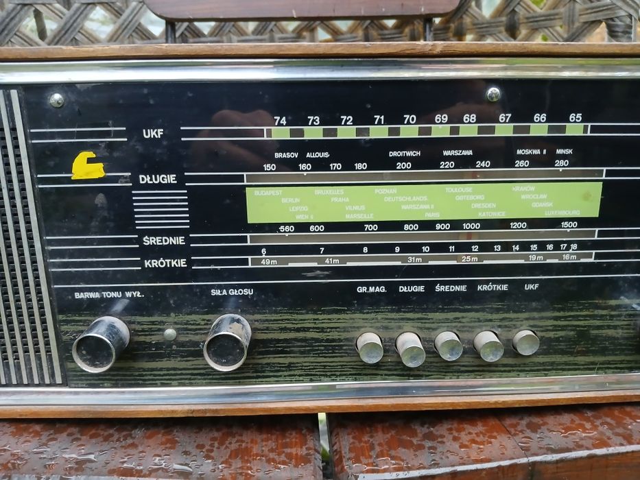 Radioodbiornik Unitra Diora DML-306 Klawesyn, lata 70"