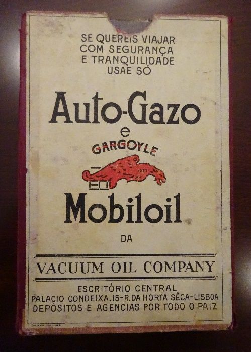 Carta Itinerária de Portugal Vacuum Oil Company -1926