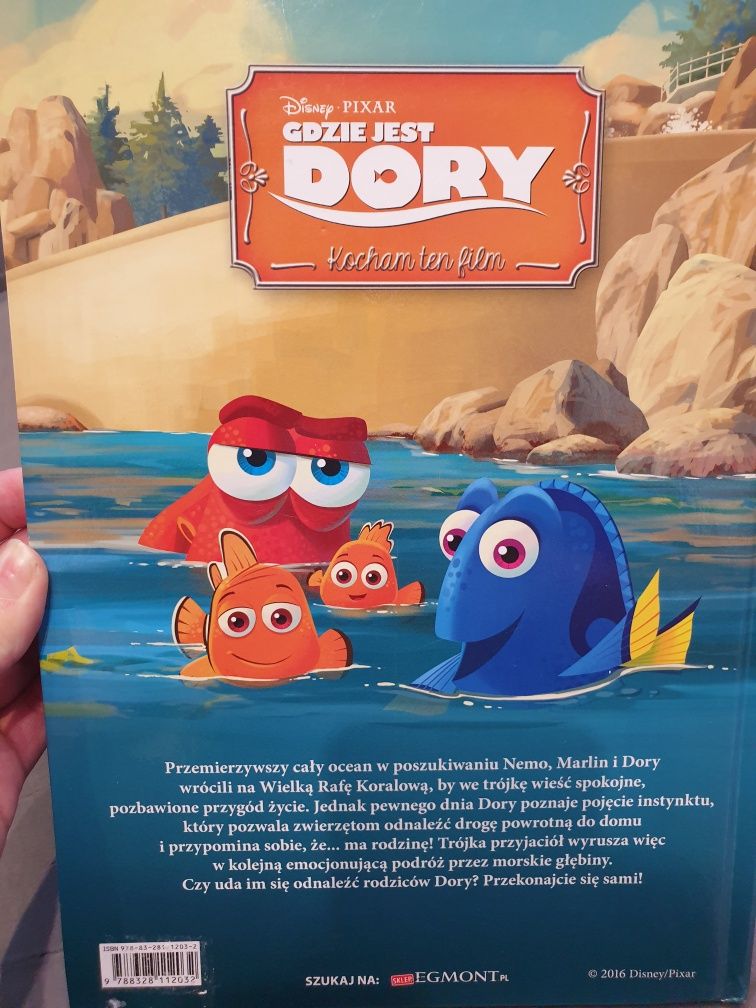 Gdzie jest Dory. Disney. Bajka w twardej okładce. Kocham ten film