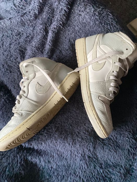 Air Jordan 1 Mid grey camo caniço