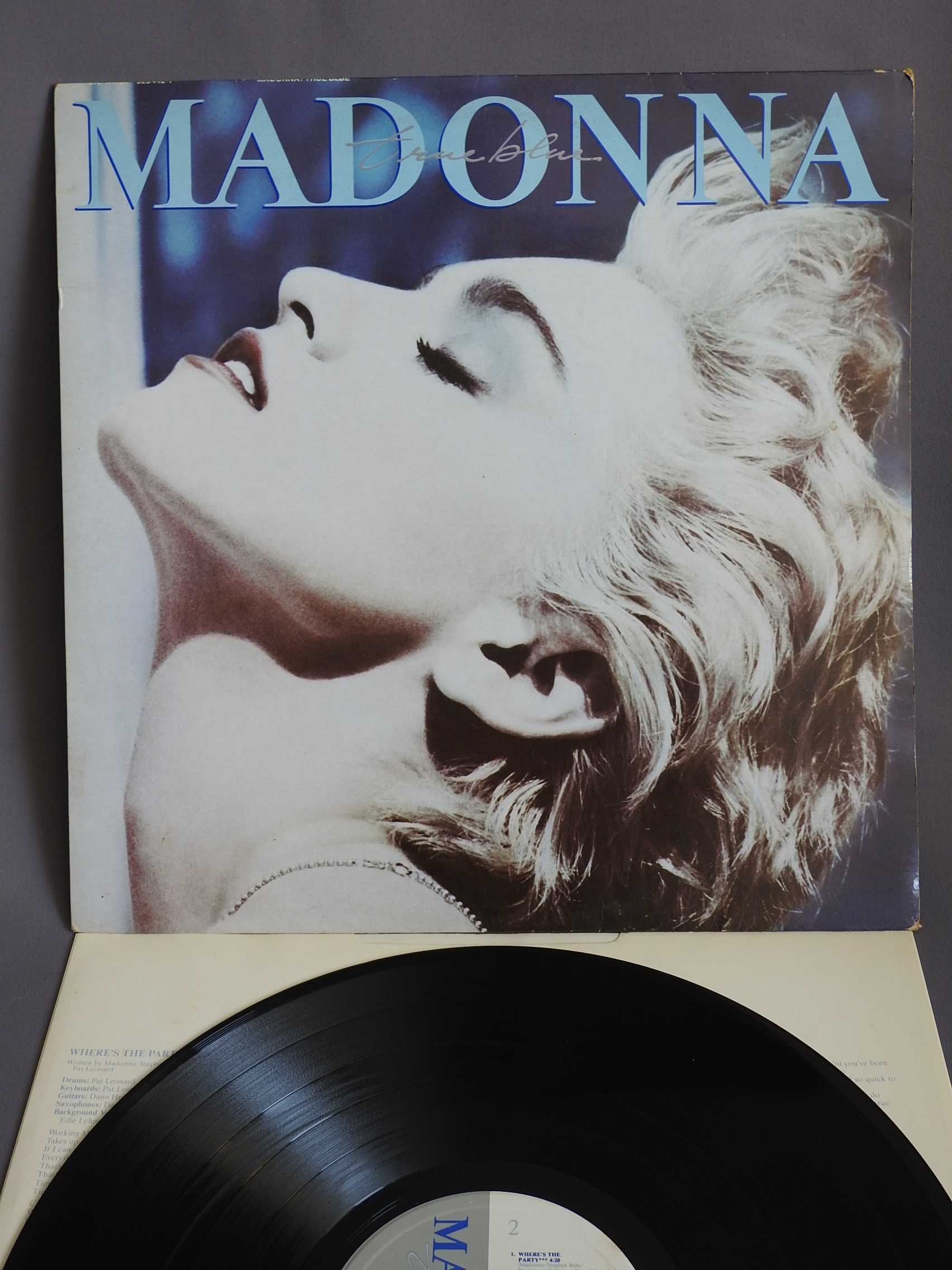 Madonna True Blue LP UK коллекционная пластинка Британия 1986 EX ориги