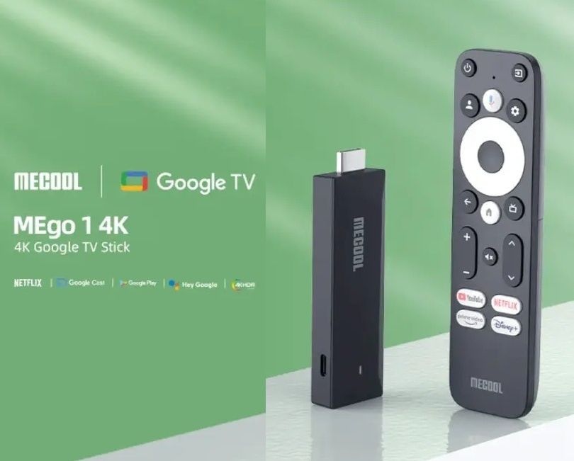 Сертифицированный tv stick MECOOL MEgo1 4k RTD1325 Xiaomi Rocktek GX1