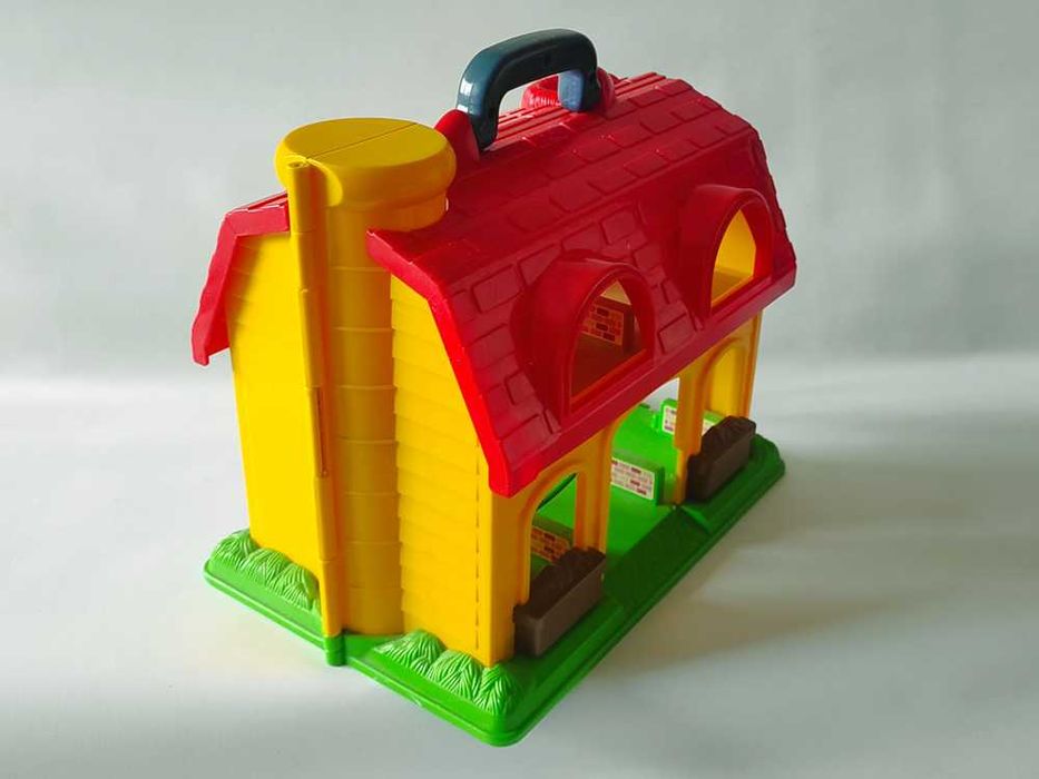 Домик ферма Раскрывающаяся конструкция Игровая основа 32х30х22 см