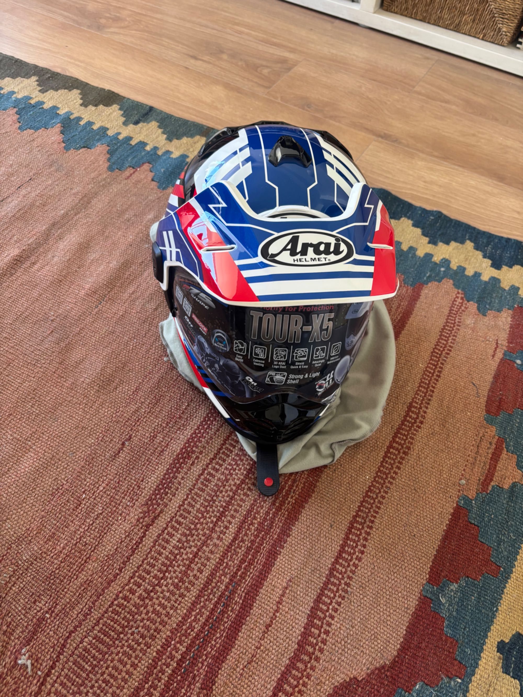 Arai tour x5 trail blue t. M
