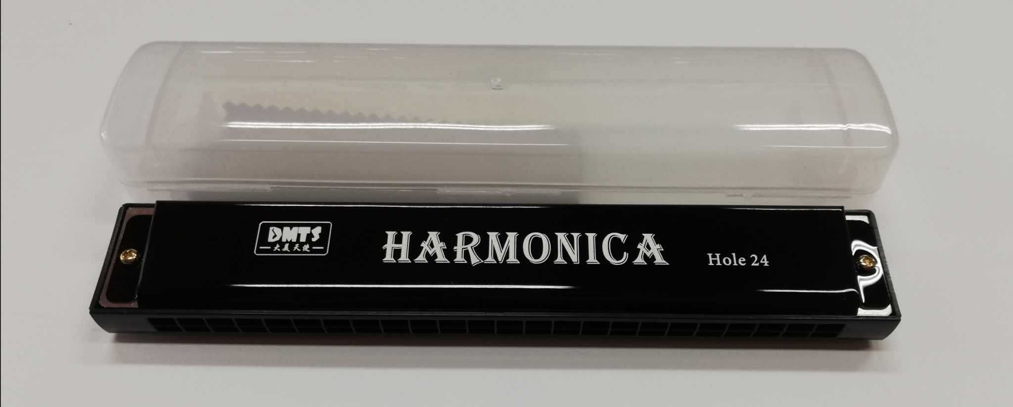 Harmonijka ustna dwurzędowa HD-24 BK