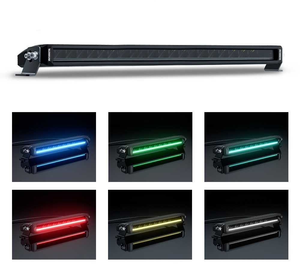 LED BAR Aurora 10' 54W RGB IP68 Zestaw z instalacją