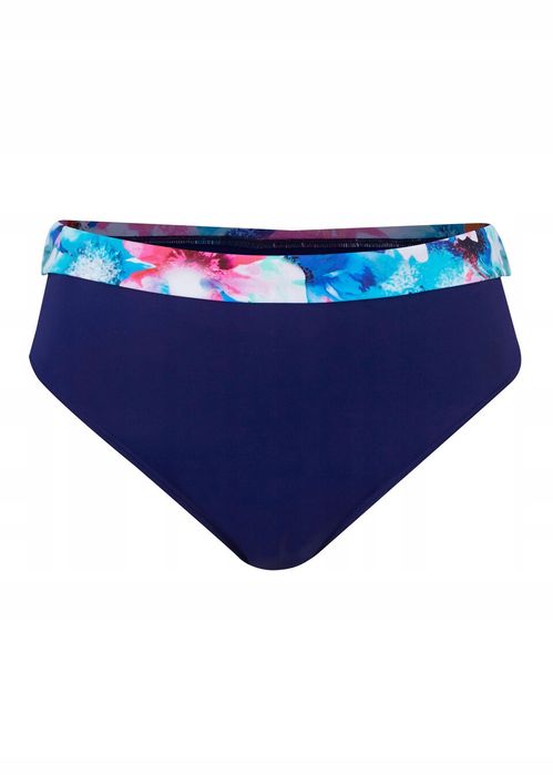 B.P.C. figi bikini granatowe z kolorowym paskiem 40.