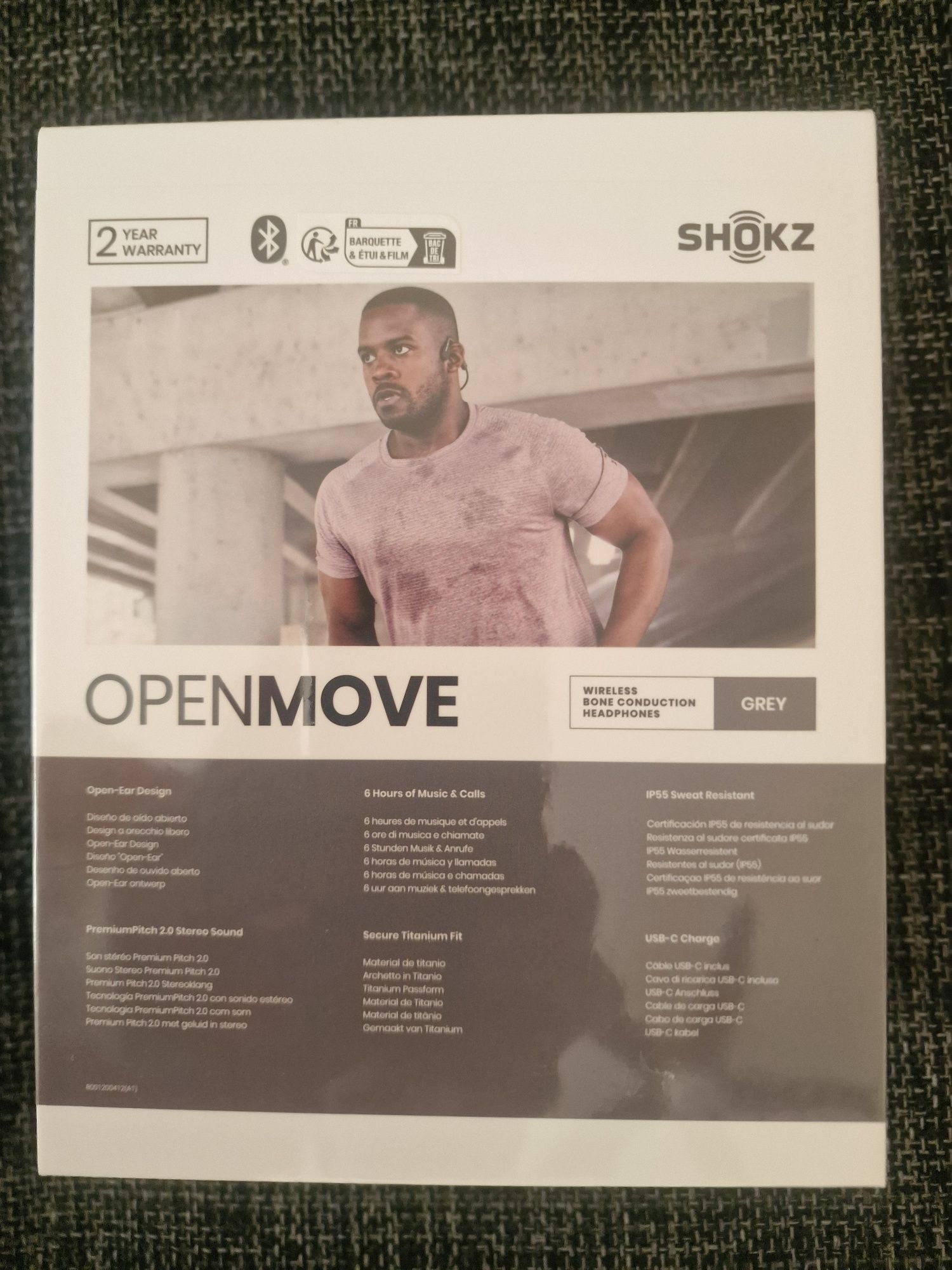 Bezprzewodowe słuchawki AfterShokz OpenMove