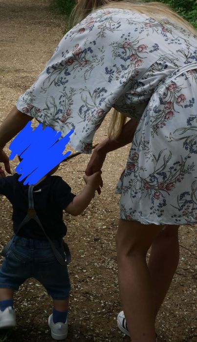 Sukienka kimono white z paskiem I zamkami do karmienia ciążowa misimi