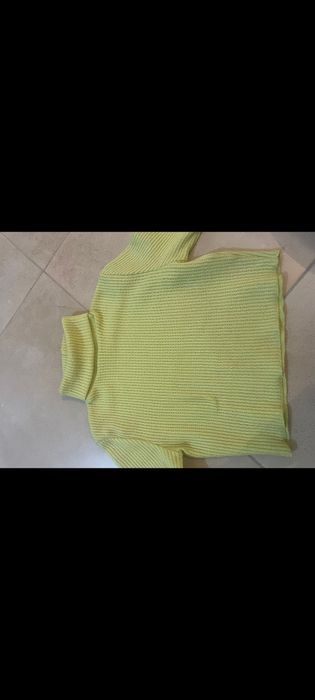 Camisola gola alta verde