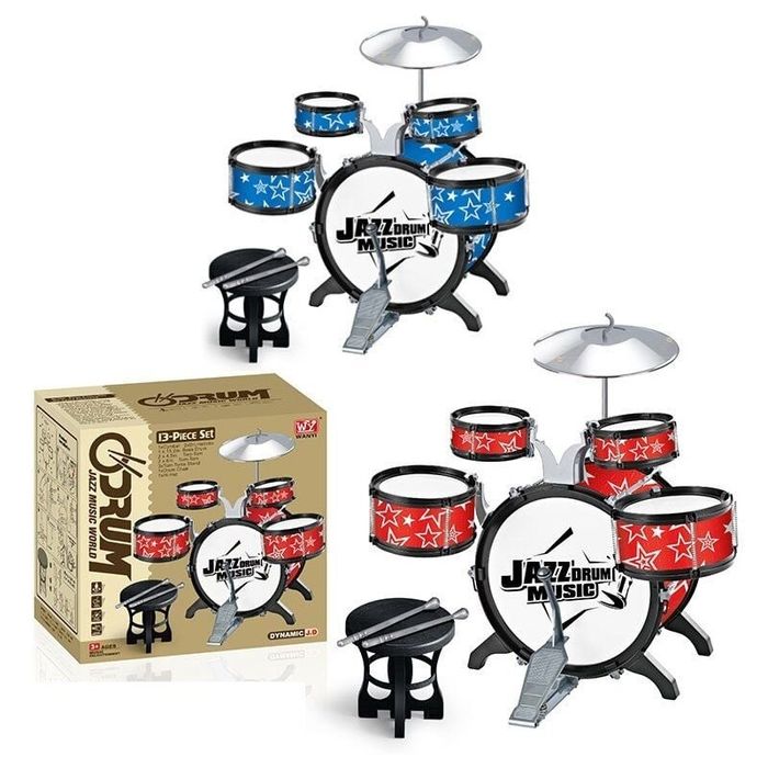 Барабан дитячий,барабанна установка,набір барабан і стільчик для дітей