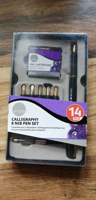 Kaligrafia Zestaw do kaligrafii 6 stalówek Daler Rowney