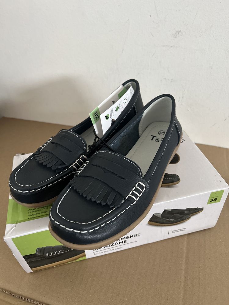 Buty damskie skóra wygodnie 38 nowe