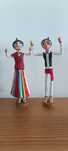 Casal da madeira artesanato típico