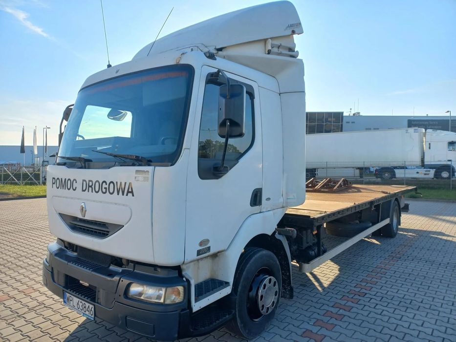 Renault Mildum  Renault MIDLUM , platforma, pomoc drogowa, tacho na tarczki, 9200kg