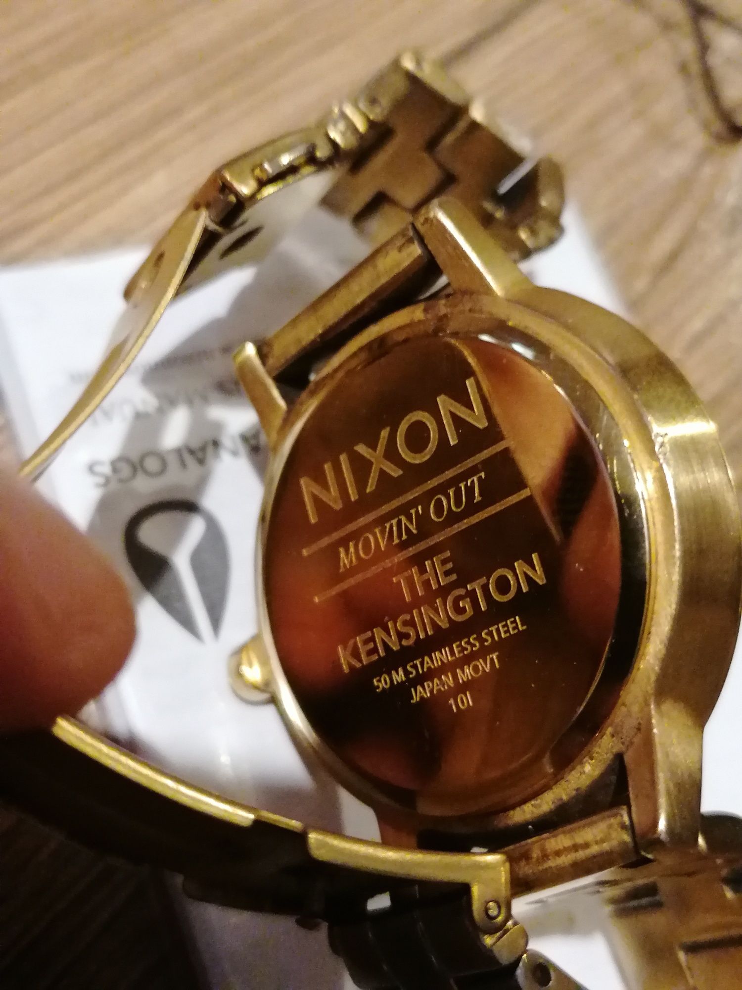 zegarek NIXON KENSINGTON ALL GOLD - okazja !!