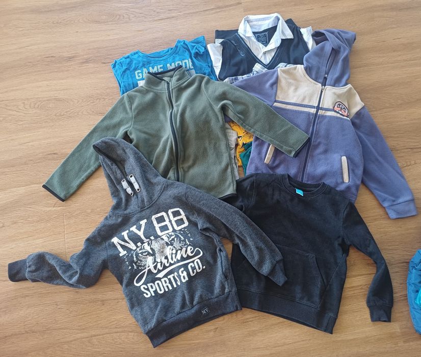 Paka ubrań dla chłopca rozm. 128