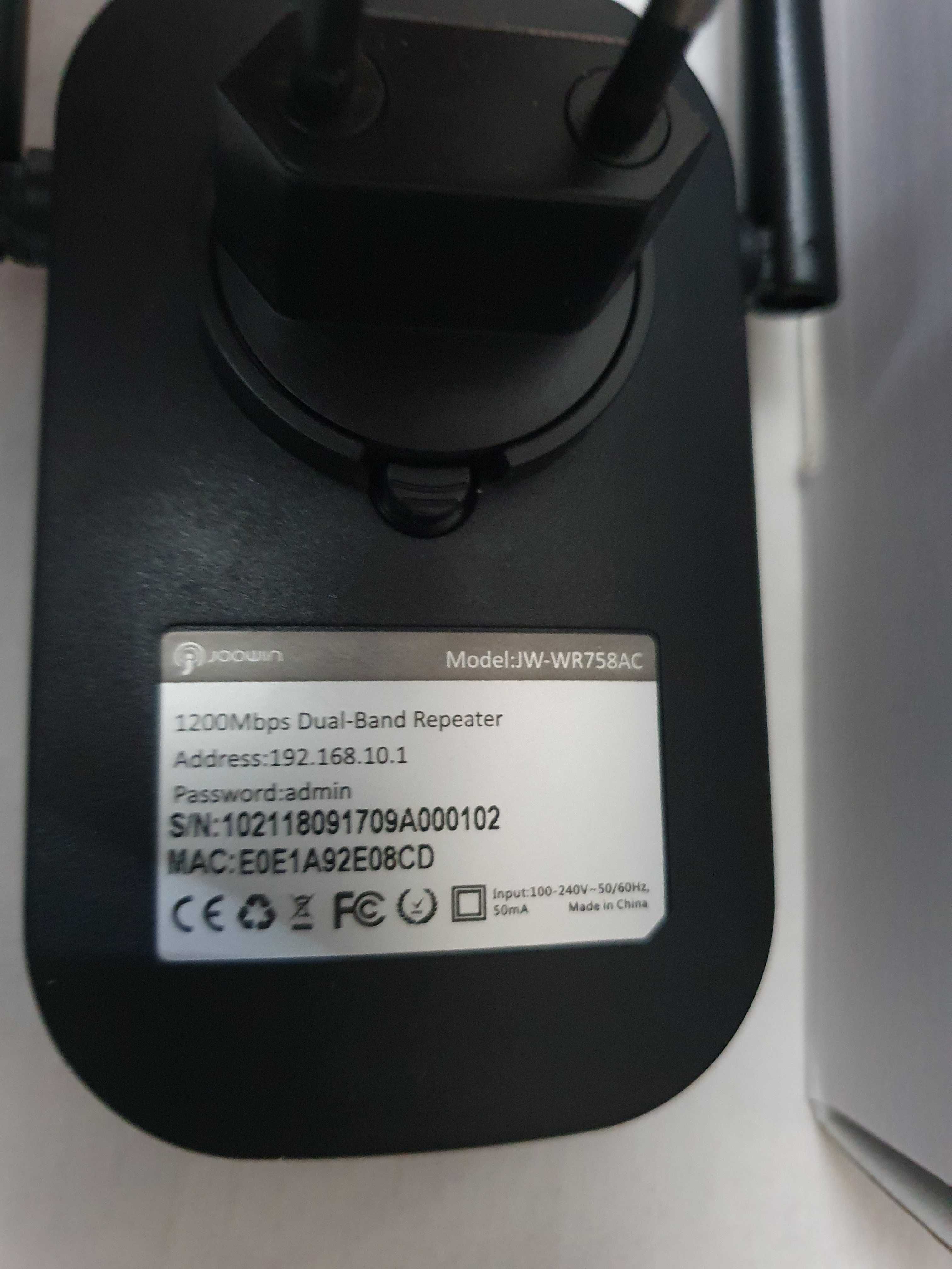 Новый мощный двух диапазонный WI-Fi репитер jw-wr758ac