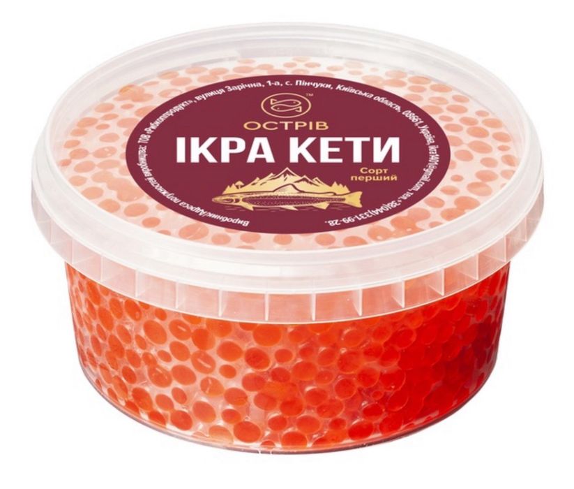 Червона ікра кета та горбуша