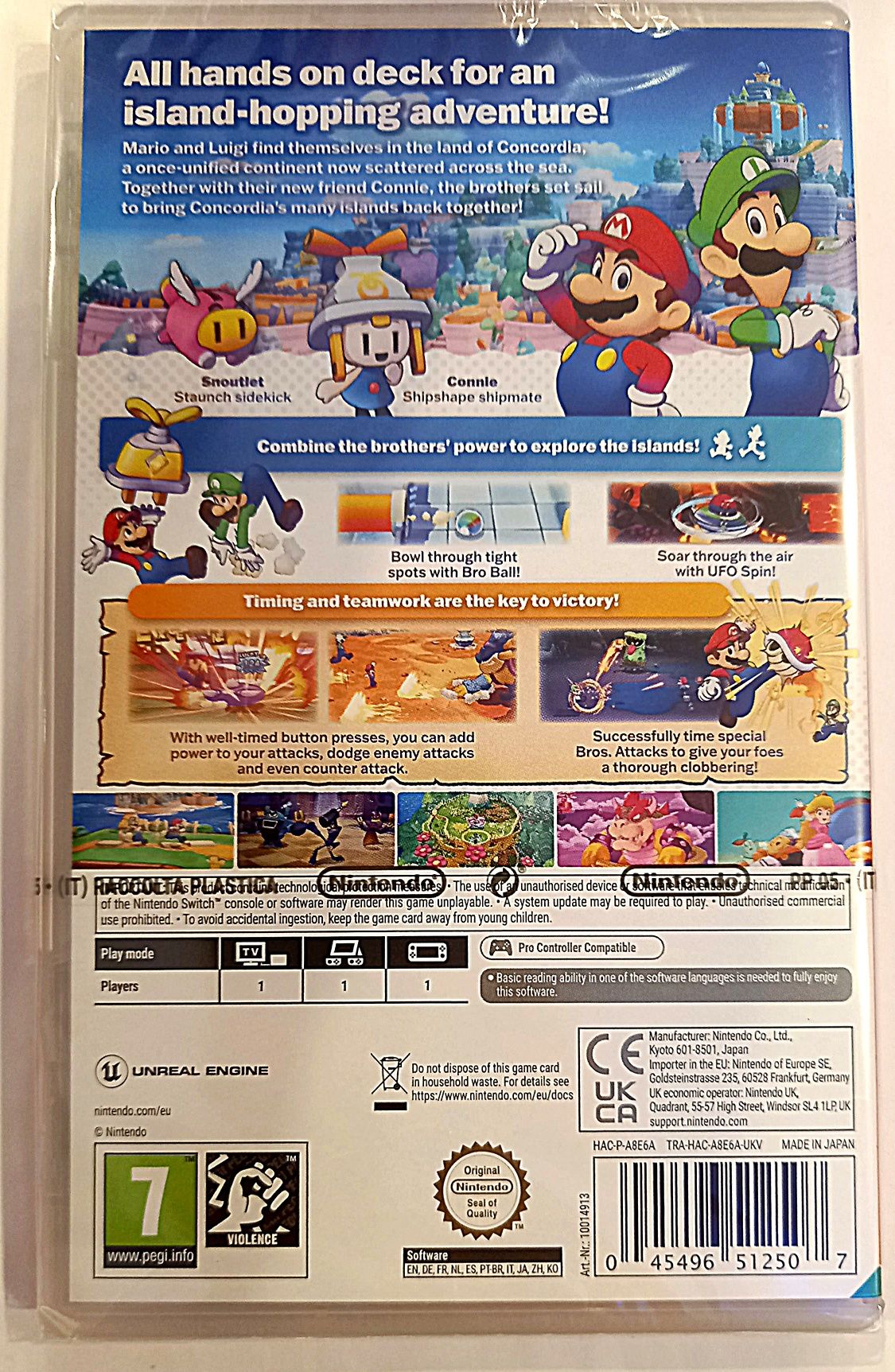 Mario & Luigi Brothership na Nintendo Switch /Nowa w folii! s. Chorzów