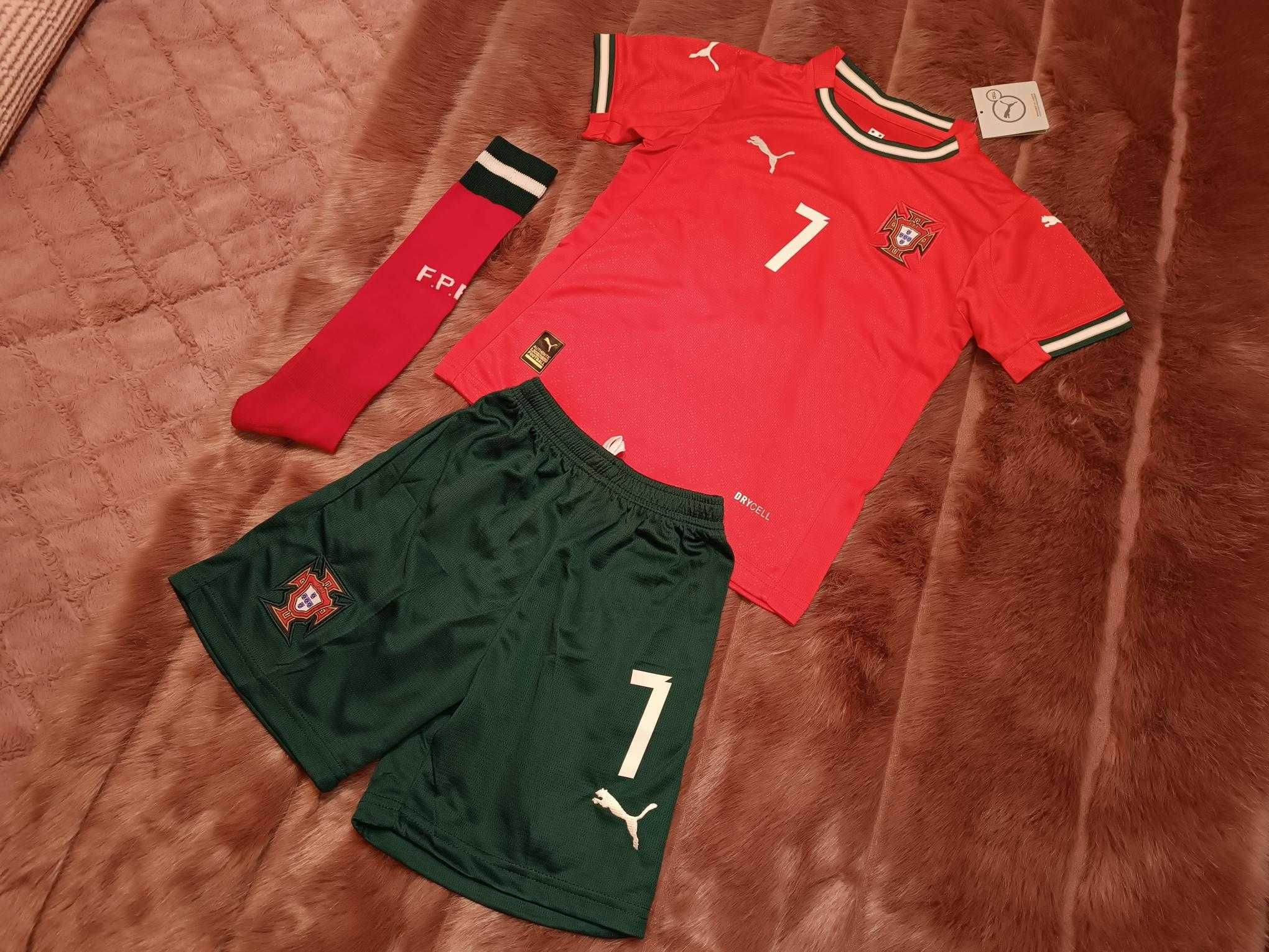 Camisola Criança RONALDO Equipamento PORTUGAL | NOVO